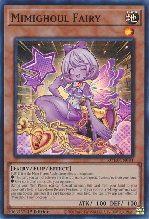 Image for Mimighoul Fairy (Rage of the Abyss) (ROTA-EN091) - YuGiOh
