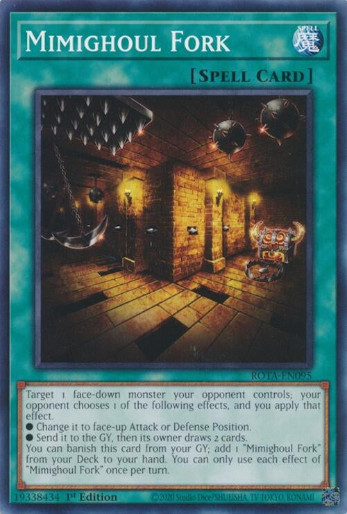 Image for Mimighoul Fork (Rage of the Abyss) (ROTA-EN095) - YuGiOh