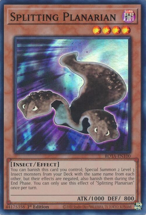 Image for Splitting Planarian (Rage of the Abyss) (ROTA-EN100) - YuGiOh