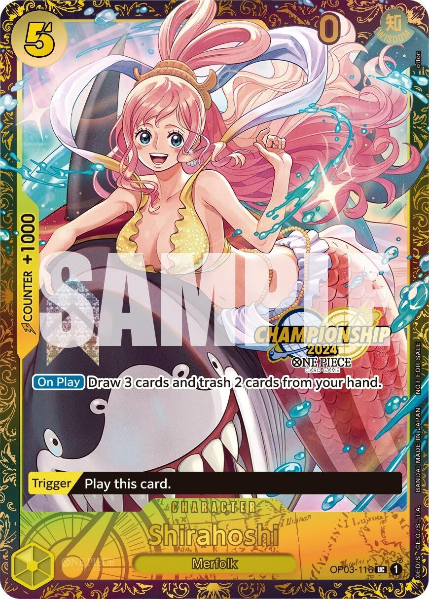 Image for Shirahoshi (October Championship 2024 Online Regional) (One Piece Promotion Cards) (OP03-116) - One Piece Card Game
