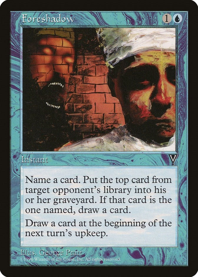 Image for Foreshadow (Visions) - Magic: The Gathering