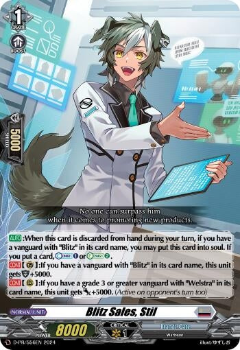 Image for Blitz Sales, Stil (D Promo Cards) (D-PR/556EN) - Cardfight Vanguard