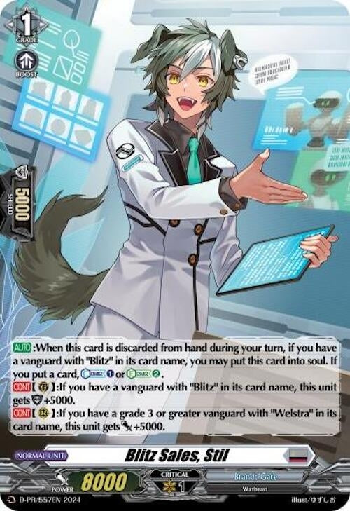 Image for Blitz Sales, Stil (Foil) (D Promo Cards) (D-PR/557EN) - Cardfight Vanguard