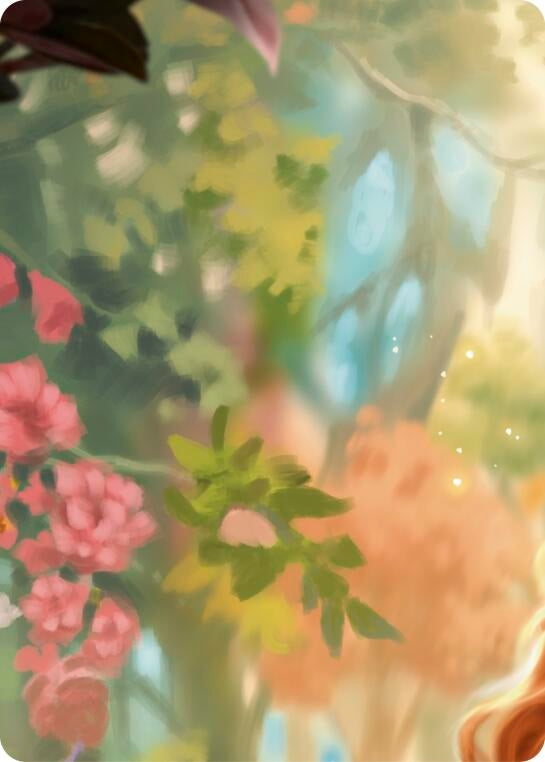 Image for Sanctuary of Aria // Verdance, Thorn of the Rose (Top left) (Rosetta) (ROSPZL10) - Flesh and Blood TCG