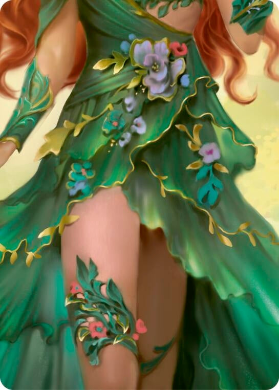 Image for Sanctuary of Aria // Verdance, Thorn of the Rose (Center) (Rosetta) (ROSPZL14) - Flesh and Blood TCG