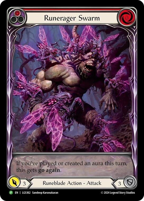 Image for Runerager Swarm (Red) (Extended Art) - LGS362 (Flesh and Blood: Promo Cards) (LGS362) - Flesh and Blood TCG
