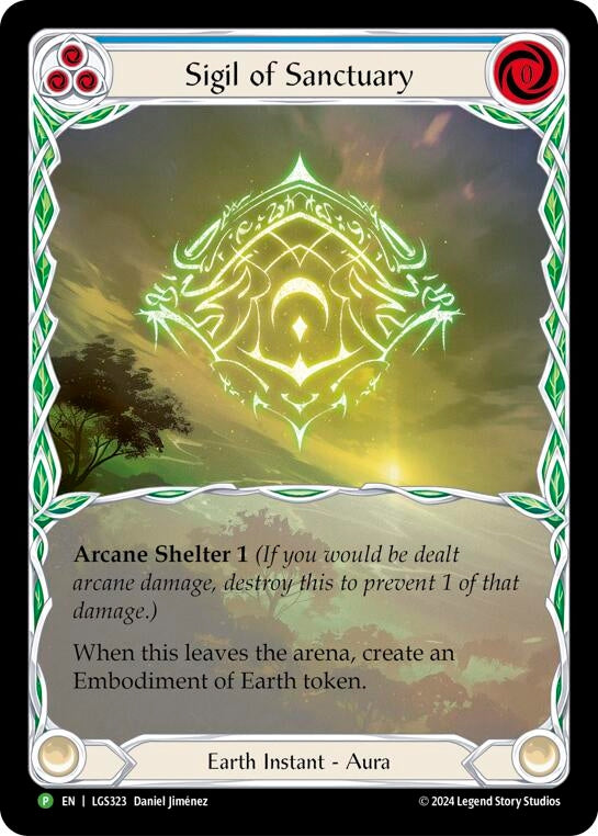 Image for Sigil of Sanctuary (Extended Art) - LGS323 (Flesh and Blood: Promo Cards) (LGS323) - Flesh and Blood TCG