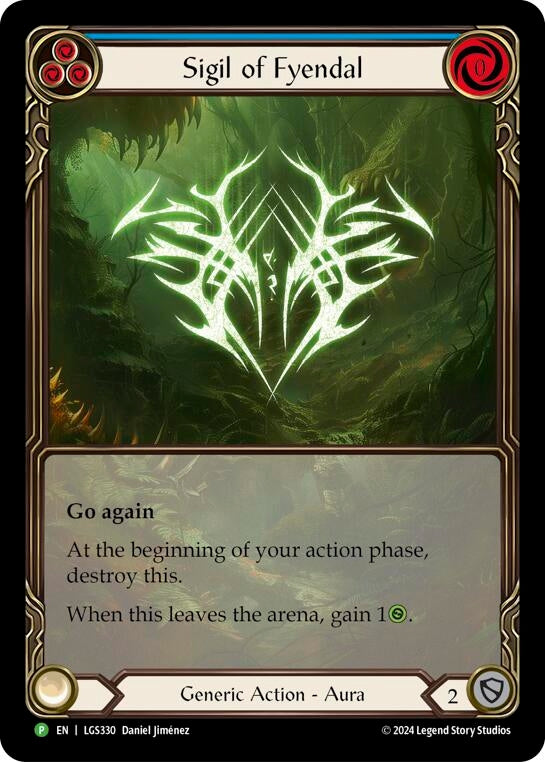Image for Sigil of Fyendal (Extended Art) - LGS330 (Flesh and Blood: Promo Cards) (LGS330) - Flesh and Blood TCG