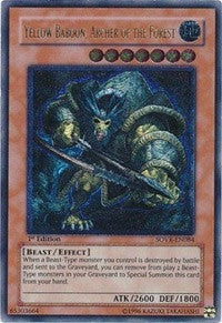 Image for Yellow Baboon, Archer of the Forest (UTR) (Stardust Overdrive) (SOVR-EN084) - YuGiOh
