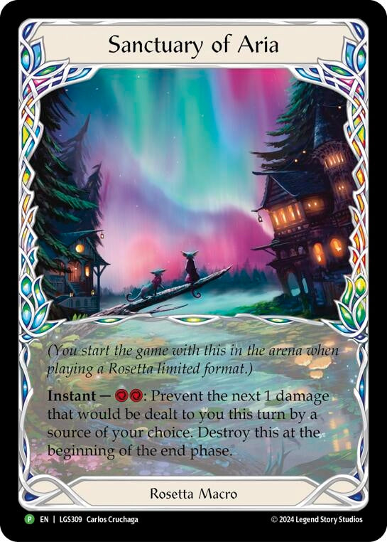 Image for Sanctuary of Aria (Extended Art) - LGS309 (Flesh and Blood: Promo Cards) (LGS309) - Flesh and Blood TCG
