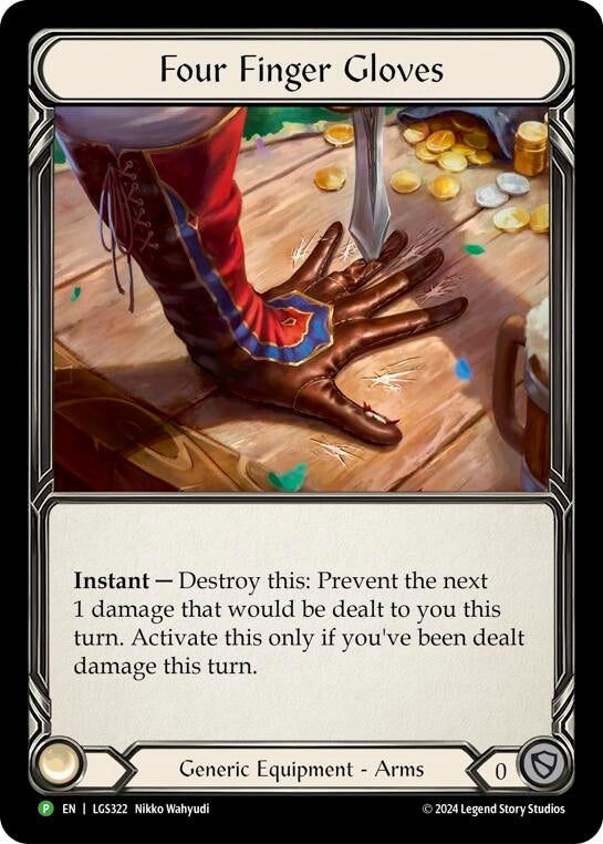 Image for Four Finger Glove - LGS322 (Flesh and Blood: Promo Cards) (LGS322) - Flesh and Blood TCG