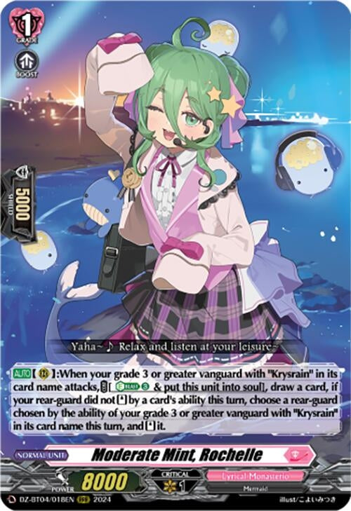 Image for Moderate Mint, Rochelle (DZ-BT04: Destined Showdown) (DZ-BT04/018EN) - Cardfight Vanguard
