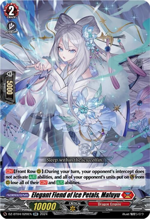 Image for Elegant Fiend of Ice Petals, Mafuyu (DZ-BT04: Destined Showdown) (DZ-BT04/020EN) - Cardfight Vanguard