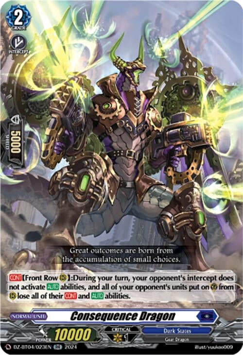 Image for Consequence Dragon (DZ-BT04: Destined Showdown) (DZ-BT04/023EN) - Cardfight Vanguard