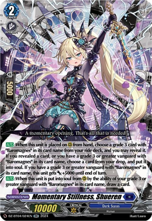 Image for Momentary Stillness, Shueren (DZ-BT04: Destined Showdown) (DZ-BT04/024EN) - Cardfight Vanguard