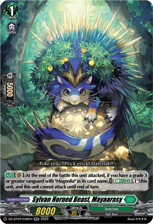 Image for Sylvan Horned Beast, Mayaarasy (DZ-BT04: Destined Showdown) (DZ-BT04/036EN) - Cardfight Vanguard