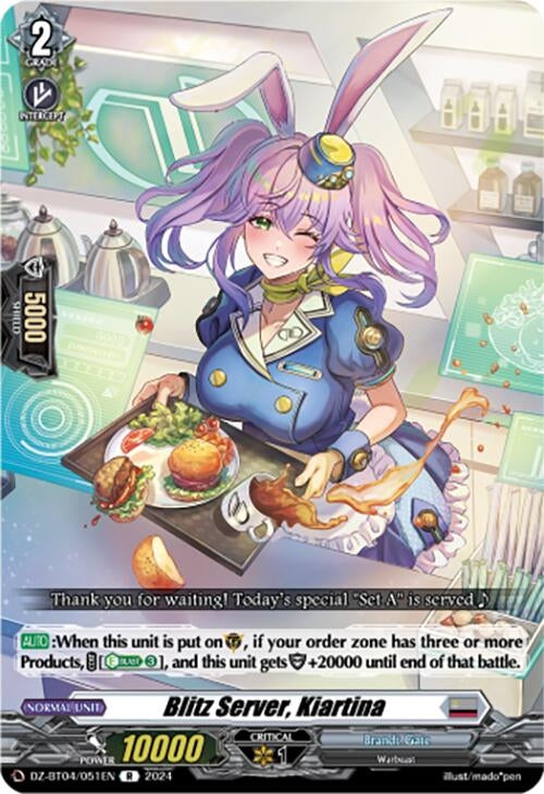 Image for Blitz Server, Kiartina (DZ-BT04: Destined Showdown) (DZ-BT04/051EN) - Cardfight Vanguard