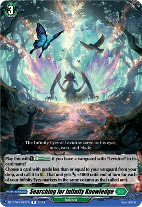 Image for Searching for Infinity Knowledge (DZ-BT04: Destined Showdown) (DZ-BT04/062EN) - Cardfight Vanguard