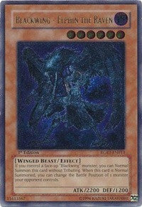 Image for Blackwing - Elphin the Raven (UTR) (Raging Battle) (RGBT-EN013) - YuGiOh