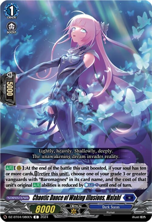 Image for Chaotic Dance of Waking Illusions, Mafahl (DZ-BT04: Destined Showdown) (DZ-BT04/080EN) - Cardfight Vanguard