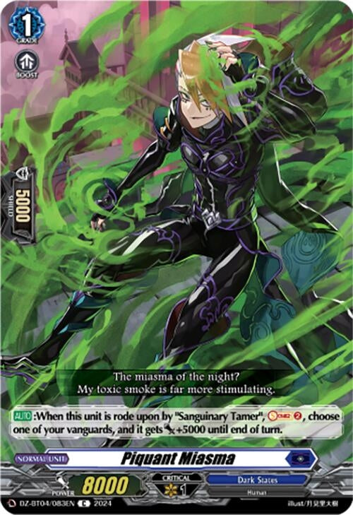 Image for Piquant Miasma (DZ-BT04: Destined Showdown) (DZ-BT04/083EN) - Cardfight Vanguard