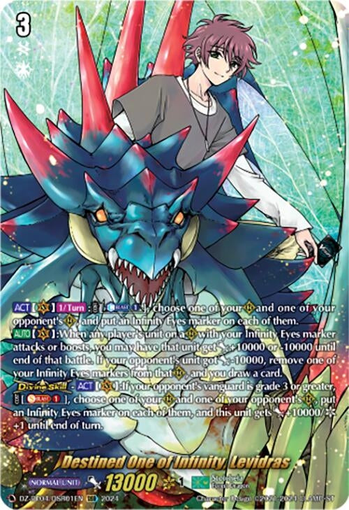 Image for Destined One of Infinity, Levidras (DSR) (DZ-BT04: Destined Showdown) (DZ-BT04/DSR01EN) - Cardfight Vanguard