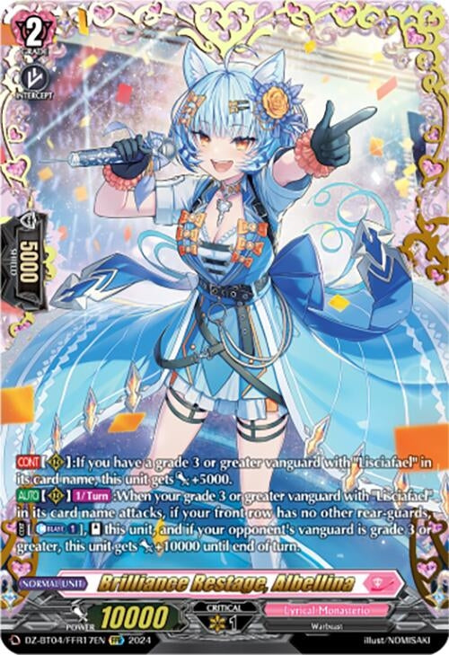 Image for Brilliance Restage, Albellina (FFR) (DZ-BT04: Destined Showdown) (DZ-BT04/FFR17EN) - Cardfight Vanguard