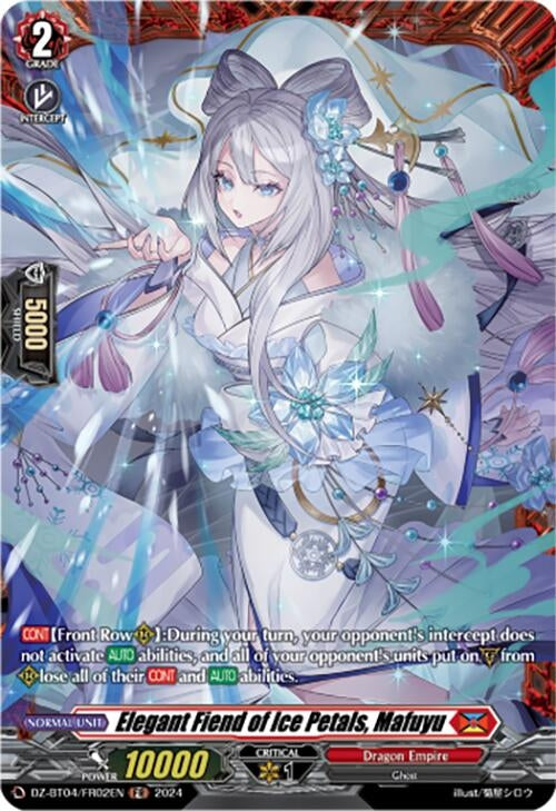 Image for Elegant Fiend of Ice Petals, Mafuyu (FR) (DZ-BT04: Destined Showdown) (DZ-BT04/FR02EN) - Cardfight Vanguard