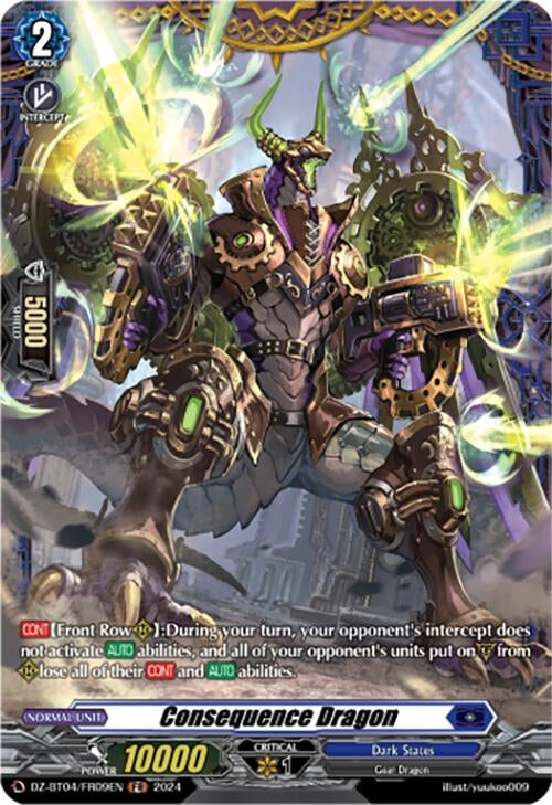 Image for Consequence Dragon (FR) (DZ-BT04: Destined Showdown) (DZ-BT04/FR09EN) - Cardfight Vanguard