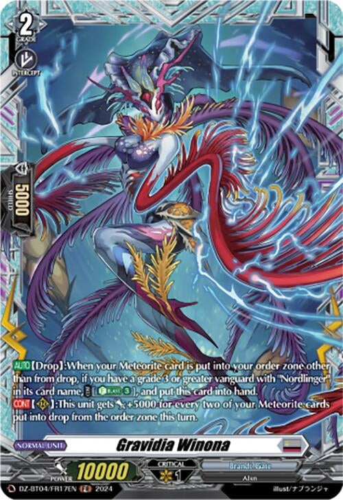 Image for Gravidia Winona (FR) (DZ-BT04: Destined Showdown) (DZ-BT04/FR17EN) - Cardfight Vanguard