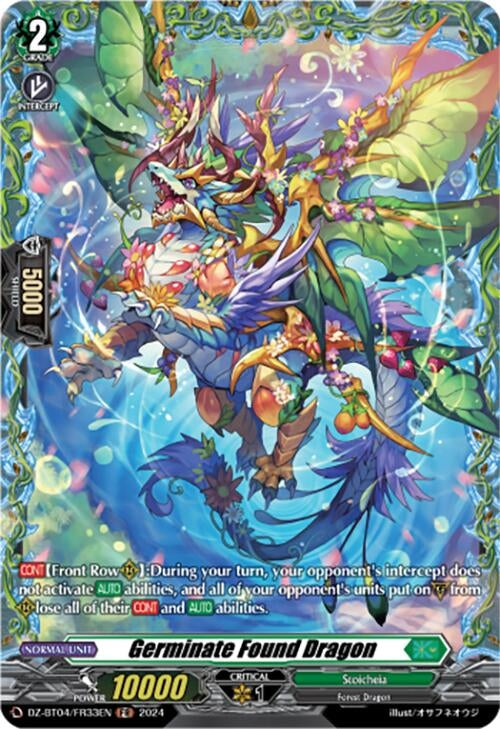 Image for Germinate Found Dragon (FR) (DZ-BT04: Destined Showdown) (DZ-BT04/FR33EN) - Cardfight Vanguard