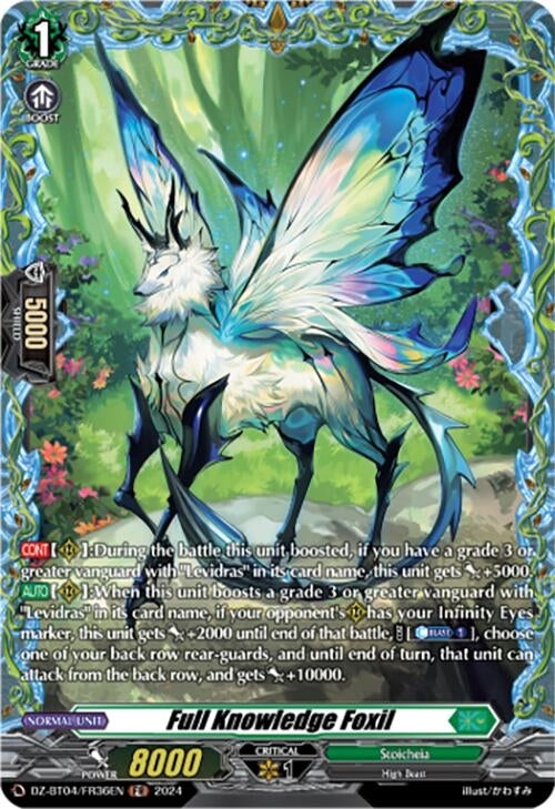 Image for Full Knowledge Foxil (FR) (DZ-BT04: Destined Showdown) (DZ-BT04/FR36EN) - Cardfight Vanguard
