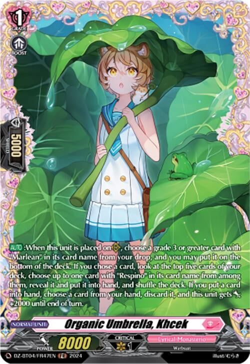 Image for Organic Umbrella, Khcek (FR) (DZ-BT04: Destined Showdown) (DZ-BT04/FR47EN) - Cardfight Vanguard