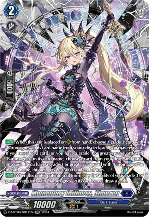 Image for Momentary Stillness, Shueren (SR) (DZ-BT04: Destined Showdown) (DZ-BT04/SR12EN) - Cardfight Vanguard