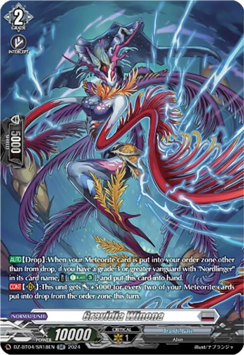 Image for Gravidia Winona (SR) (DZ-BT04: Destined Showdown) (DZ-BT04/SR18EN) - Cardfight Vanguard