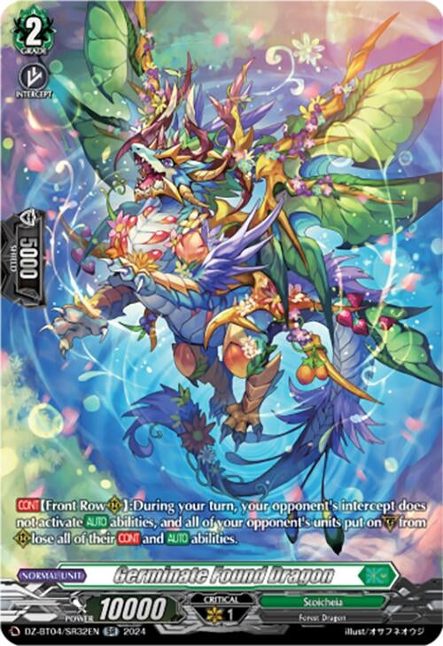 Image for Germinate Found Dragon (SR) (DZ-BT04: Destined Showdown) (DZ-BT04/SR32EN) - Cardfight Vanguard