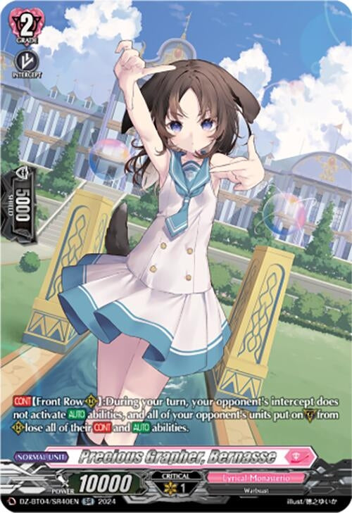 Image for Precious Grapher, Bernasse (SR) (DZ-BT04: Destined Showdown) (DZ-BT04/SR40EN) - Cardfight Vanguard