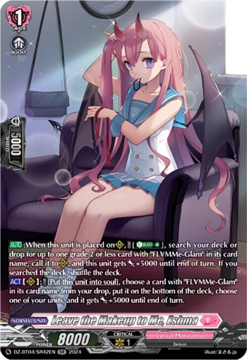 Image for Leave the Makeup to Me, Eshma (SR) (DZ-BT04: Destined Showdown) (DZ-BT04/SR42EN) - Cardfight Vanguard