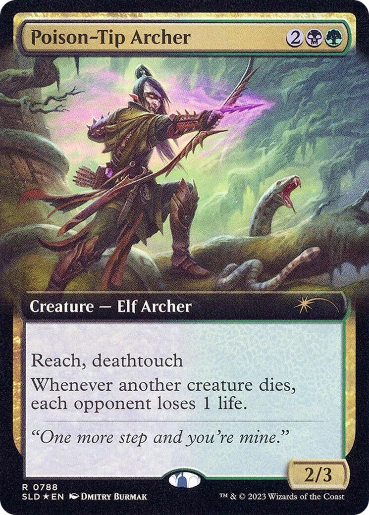Image for Poison-Tip Archer (Extended Art) (Secret Lair Drop Series) (788) - Magic: The Gathering