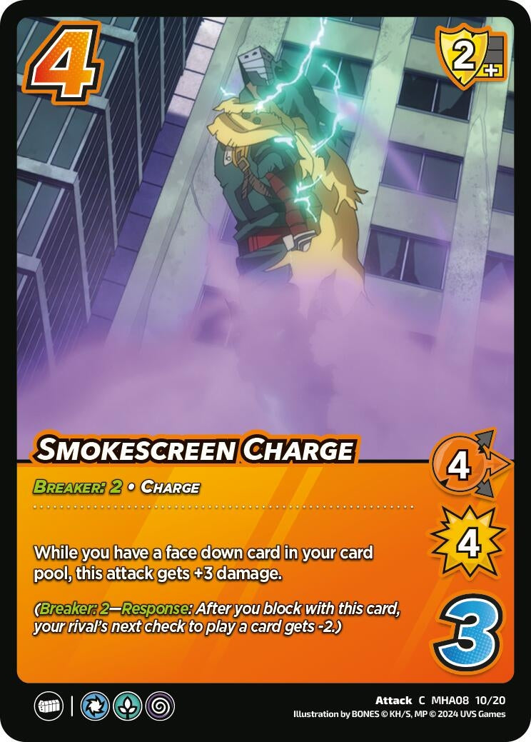 Image for Smokescreen Charge (Challenger Series: My Hero Academia - Dark Hero Arc) (MHA08 10/20) - UniVersus