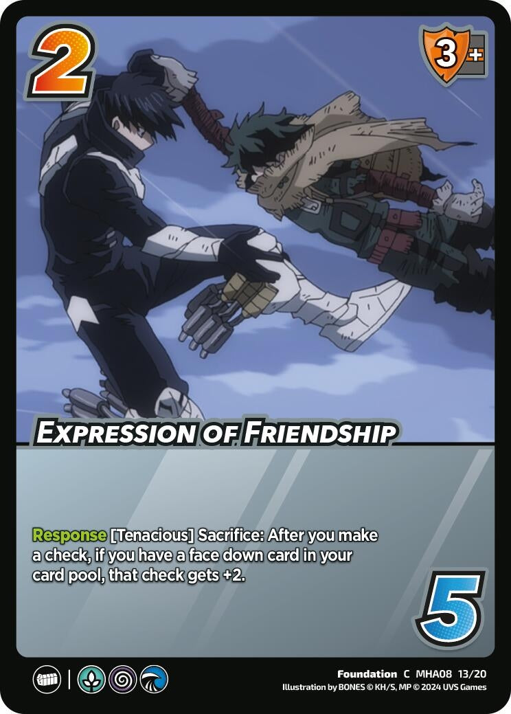 Image for Expression of Friendship (Challenger Series: My Hero Academia - Dark Hero Arc) (MHA08 13/20) - UniVersus