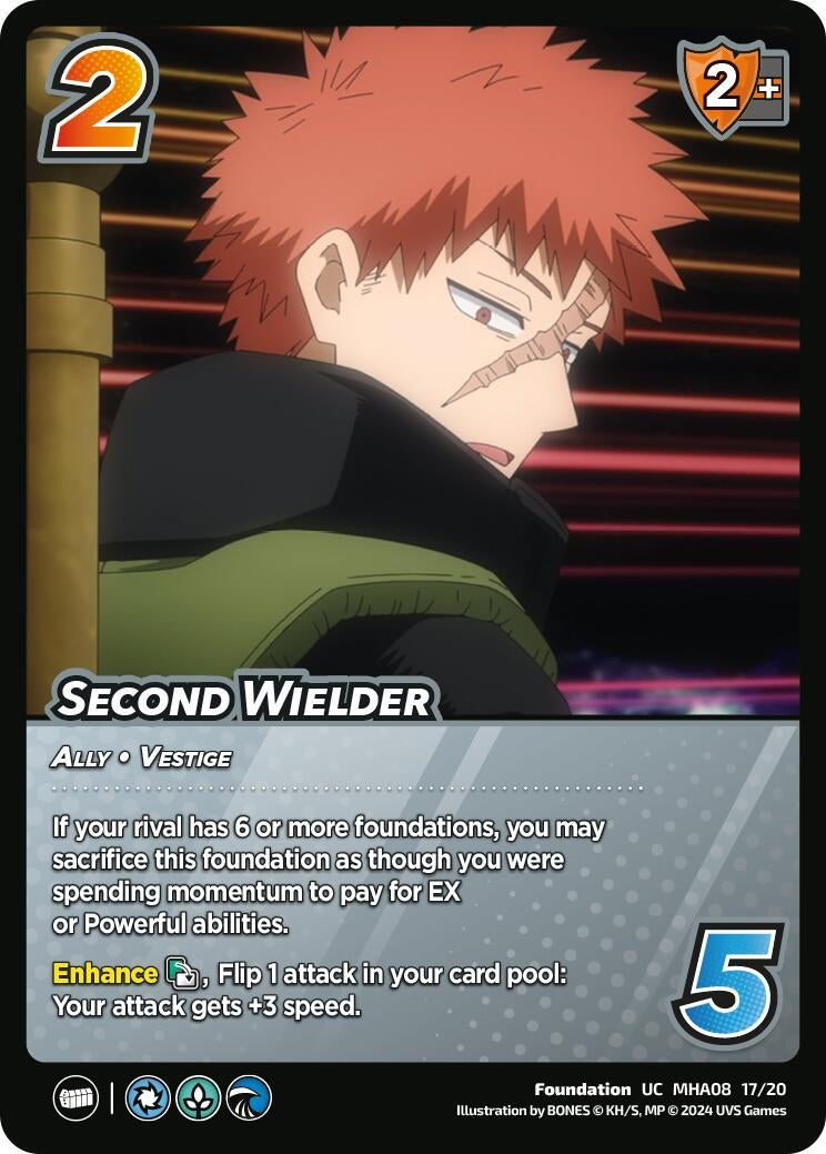 Image for Second Wielder (Challenger Series: My Hero Academia - Dark Hero Arc) (MHA08 17/20) - UniVersus