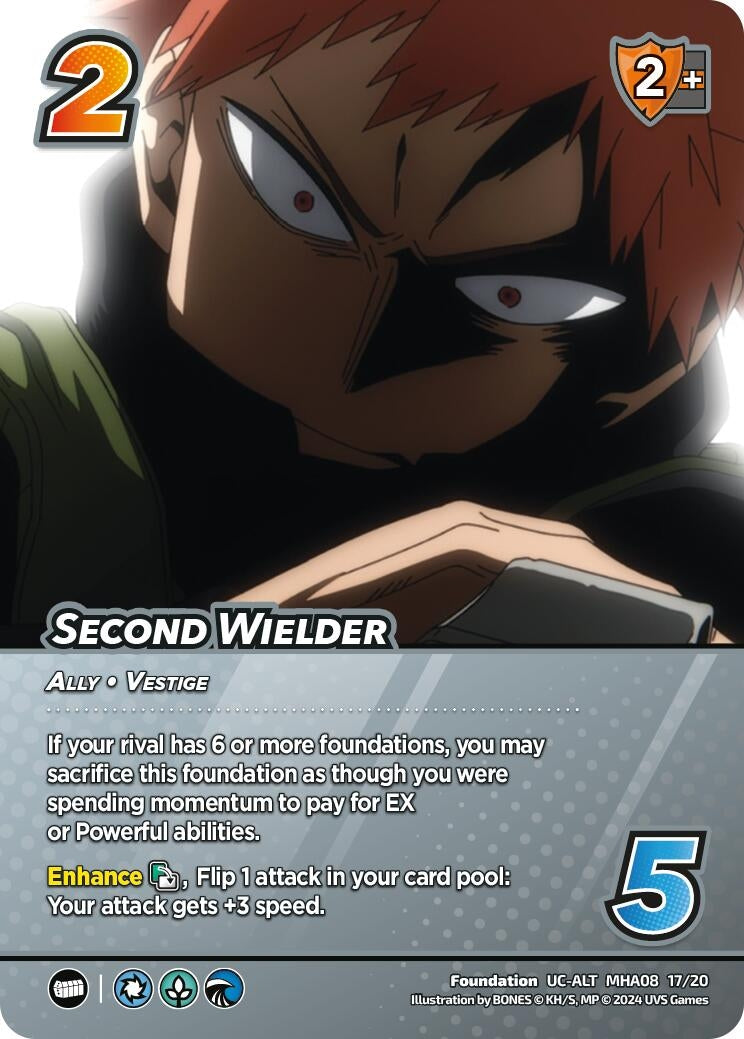 Image for Second Wielder (Alternate Art) (Challenger Series: My Hero Academia - Dark Hero Arc) (MHA08 17/20) - UniVersus