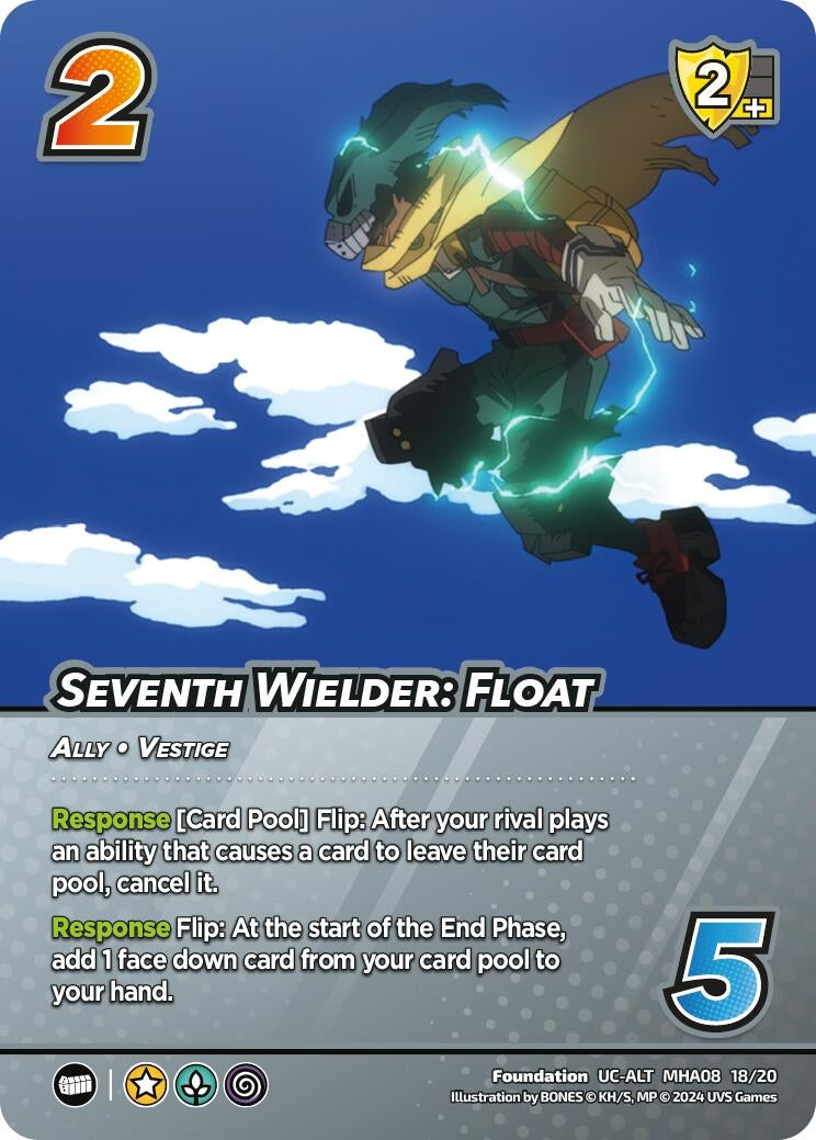 Image for Seventh Wielder: Float (Alternate Art) (Challenger Series: My Hero Academia - Dark Hero Arc) (MHA08 18/20) - UniVersus