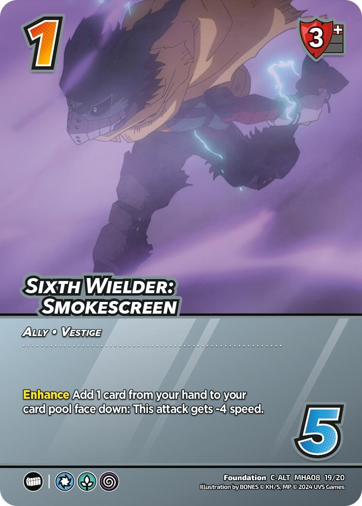 Image for Sixth Wielder: Smokescreen (Alternate Art) (Challenger Series: My Hero Academia - Dark Hero Arc) (MHA08 19/20) - UniVersus