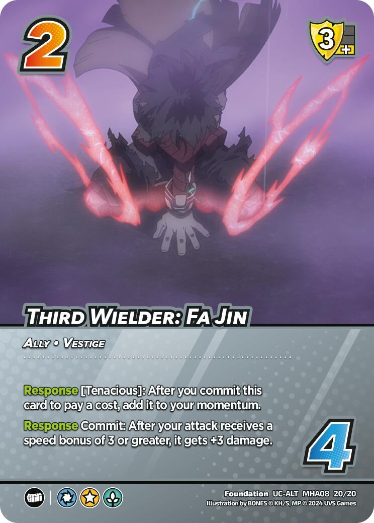 Image for Third Wielder: Fa Jin (Alternate Art) (Challenger Series: My Hero Academia - Dark Hero Arc) (MHA08 20/20) - UniVersus