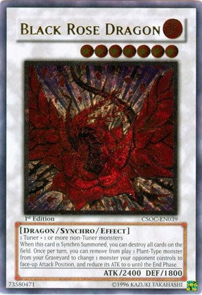 Image for Black Rose Dragon (UTR) (Crossroads of Chaos) (CSOC-EN039) - YuGiOh
