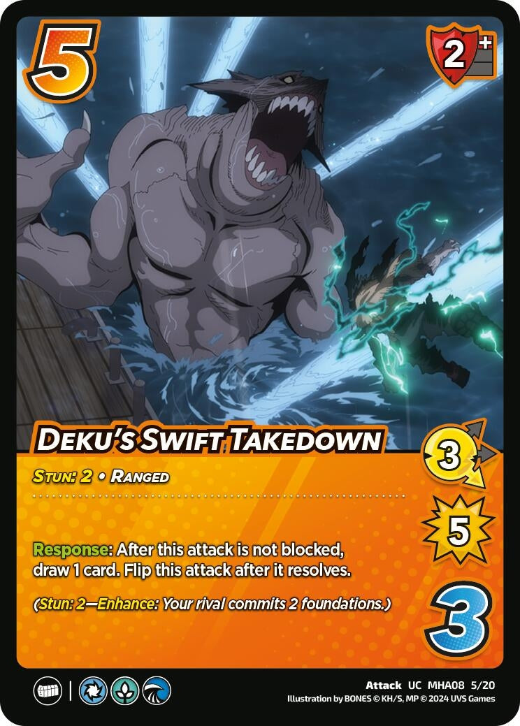 Image for Deku's Swift Takedown (Challenger Series: My Hero Academia - Dark Hero Arc) (MHA08 5/20) - UniVersus