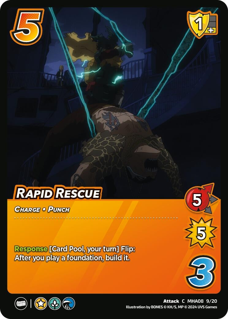 Image for Rapid Rescue (Challenger Series: My Hero Academia - Dark Hero Arc) (MHA08 9/20) - UniVersus