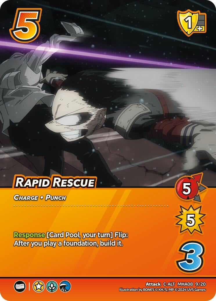 Image for Rapid Rescue (Alternate Art) (Challenger Series: My Hero Academia - Dark Hero Arc) (MHA08 9/20) - UniVersus
